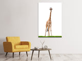 Leinwandbild Die lange Giraffe - SoiréeArts