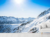 Fototapete Bergpanorama im Schnee - SoiréeArts