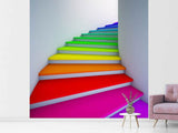 Fototapete Bunte Treppe - SoiréeArts