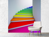 Fototapete Bunte Treppe - SoiréeArts