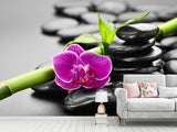 Fototapete Feng-Shui-Orchidee - SoiréeArts