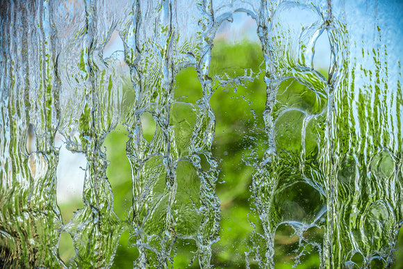 Fototapete Hinter dem Wasserfall