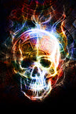 Fototapete Psychedelic Skull