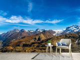 Fototapete Schweizer Alpen im Frühling - SoiréeArts