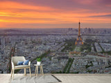 Fototapete Skyline Paris bei Sonnenuntergang - SoiréeArts