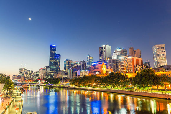 Fototapete Skyline Sydney in der Abenddämmerung