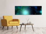 Leinwandbild Panorama Fantastische Galaxie - SoiréeArts