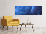 Leinwandbild Panorama Wildes Gewitter - SoiréeArts