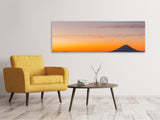 Leinwandbild Panorama Fujisan bei Sonnenuntergang - SoiréeArts