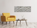 Leinwandbild Panorama Steinwand Design - SoiréeArts