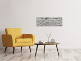Leinwandbild Panorama Steinwand Design - SoiréeArts