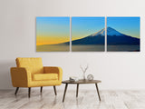 Panorama Leinwandbild 3-teilig Imposanter Fujisan - SoiréeArts