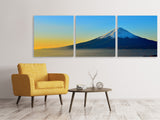 Panorama Leinwandbild 3-teilig Imposanter Fujisan - SoiréeArts