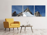 Panorama Leinwandbild 3-teilig Aiguille du Midi - SoiréeArts