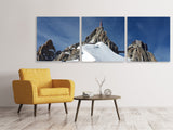 Panorama Leinwandbild 3-teilig Aiguille du Midi - SoiréeArts