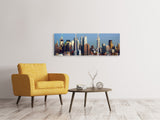 Panorama Leinwandbild 3-teilig Skyline Midtown Manhattan - SoiréeArts