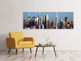 Panorama Leinwandbild 3-teilig Skyline Midtown Manhattan - SoiréeArts