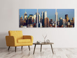 Panorama Leinwandbild 3-teilig Skyline Midtown Manhattan - SoiréeArts