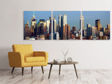 Panorama Leinwandbild 3-teilig Skyline Midtown Manhattan - SoiréeArts