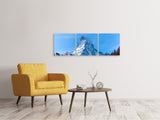 Panorama Leinwandbild 3-teilig Das majestätische Matterhorn - SoiréeArts