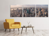 Panorama Leinwandbild 3-teilig Manhattan - SoiréeArts