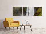 Panorama Leinwandbild 3-teilig Skogafoss - SoiréeArts