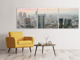 Panorama Leinwandbild 3-teilig Skyline Penthouse in New York - SoiréeArts