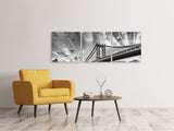 Panorama Leinwandbild 3-teilig Manhattan Bridge - SoiréeArts