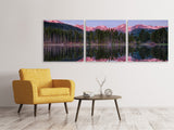 Panorama Leinwandbild 3-teilig Sprague Lake-Rocky Mountains - SoiréeArts