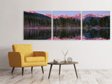 Panorama Leinwandbild 3-teilig Sprague Lake-Rocky Mountains - SoiréeArts