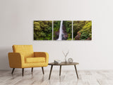 Panorama Leinwandbild 3-teilig Wasserfall Bali - SoiréeArts