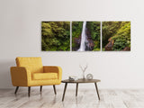 Panorama Leinwandbild 3-teilig Wasserfall Bali - SoiréeArts