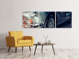 Panorama Leinwandbild 3-teilig Classic Car - SoiréeArts