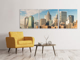 Panorama Leinwandbild 3-teilig Skyline New York - SoiréeArts