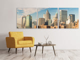 Panorama Leinwandbild 3-teilig Skyline New York - SoiréeArts