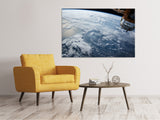 Leinwandbild Satelliten Bild - SoiréeArts