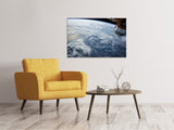 Leinwandbild Satelliten Bild - SoiréeArts