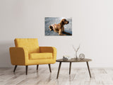 Leinwandbild Der Irish Setter - SoiréeArts