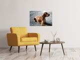 Leinwandbild Der Irish Setter - SoiréeArts