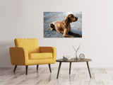 Leinwandbild Der Irish Setter - SoiréeArts