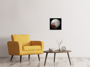 Leinwandbild Der Planet Pluto