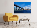 Leinwandbild Brooklyn Brücke bei Sonnenschein - SoiréeArts