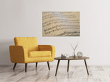 Leinwandbild Die Musiknoten - SoiréeArts