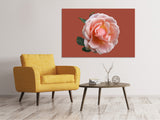 Leinwandbild Rose in rosa XXL - SoiréeArts