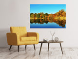 Leinwandbild Herbst Spiegelungen - SoiréeArts