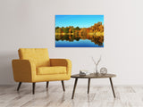 Leinwandbild Herbst Spiegelungen - SoiréeArts
