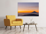 Leinwandbild Fujisan bei Sonnenuntergang - SoiréeArts