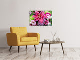 Leinwandbild Blumenstrauss mit Lilie - SoiréeArts