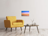 Leinwandbild Farbenfroher Meerblick - SoiréeArts