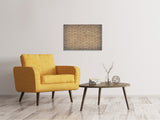 Leinwandbild Klassische Backstein Wand - SoiréeArts